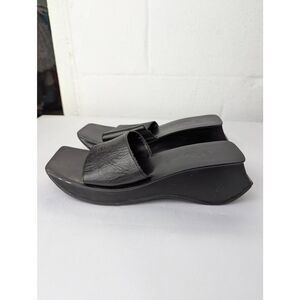 Mossimo Vintage 90s Y2K Platform Sandals Chunky Platform Square toe Women’s Sz 7